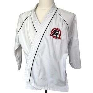 TIGER ROCK Kids 10 White Jacket Karate Gi Uniform Shirt 2/150 Martial Arts